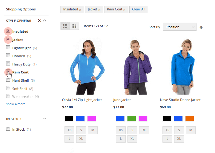 Magento 2 Layered Navigation