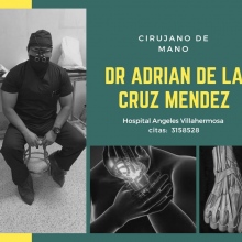 Víctor Adrián De la Cruz Méndez, Ortopedista Villahermosa