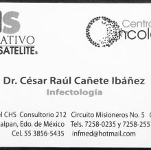 Cesar Raul Cañete Ibañez, Infectólogo Naucalpan de Juárez