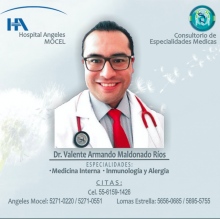 Valente Armando Maldonado Ríos, Alergólogo Miguel Hidalgo
