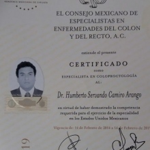 Humberto Servando Camiro Arango, Cirujano general Naucalpan de Juárez