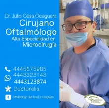 Julio Cesar Oceguera Montoya, Oftalmólogo San Luis Potosi