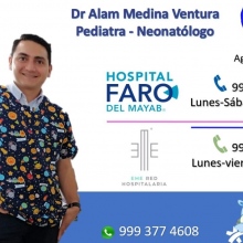 Alam Otoniel Medina Ventura, Pediatra Mérida