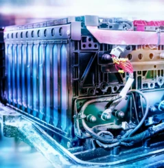 Lithium ion industrial high current batteries