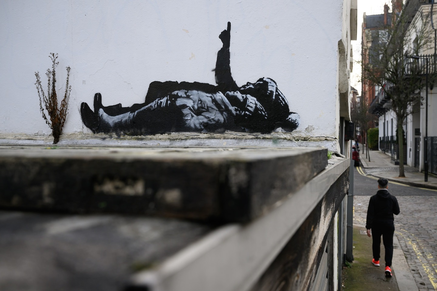 Banksy unveils poignant new mural in London ahead of Christmas