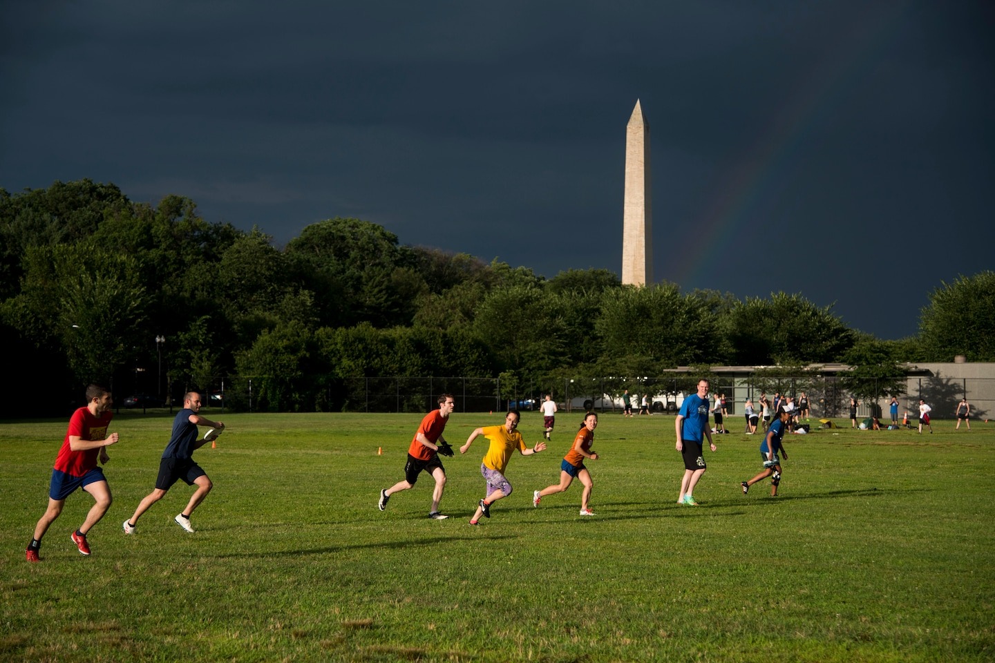 Trumps Mitarbeiter erwägen den West Potomac Park in der Nähe der National ...