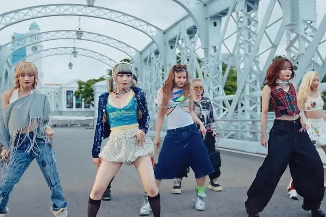Japanese girl group XG filmed new MV at Singapore locations like Sentosa ...