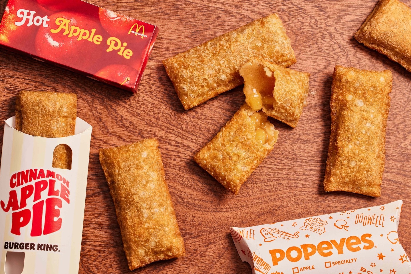 Wer macht den besten frittierten Apfelkuchen im Fast-Food-Bereich? Wir ...