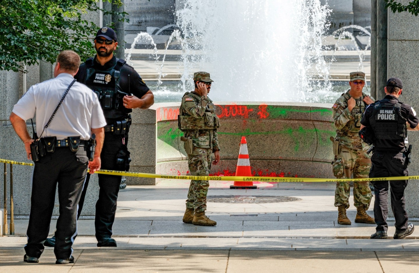 Woman is indicted on two charges over World War II Memorial vandalism