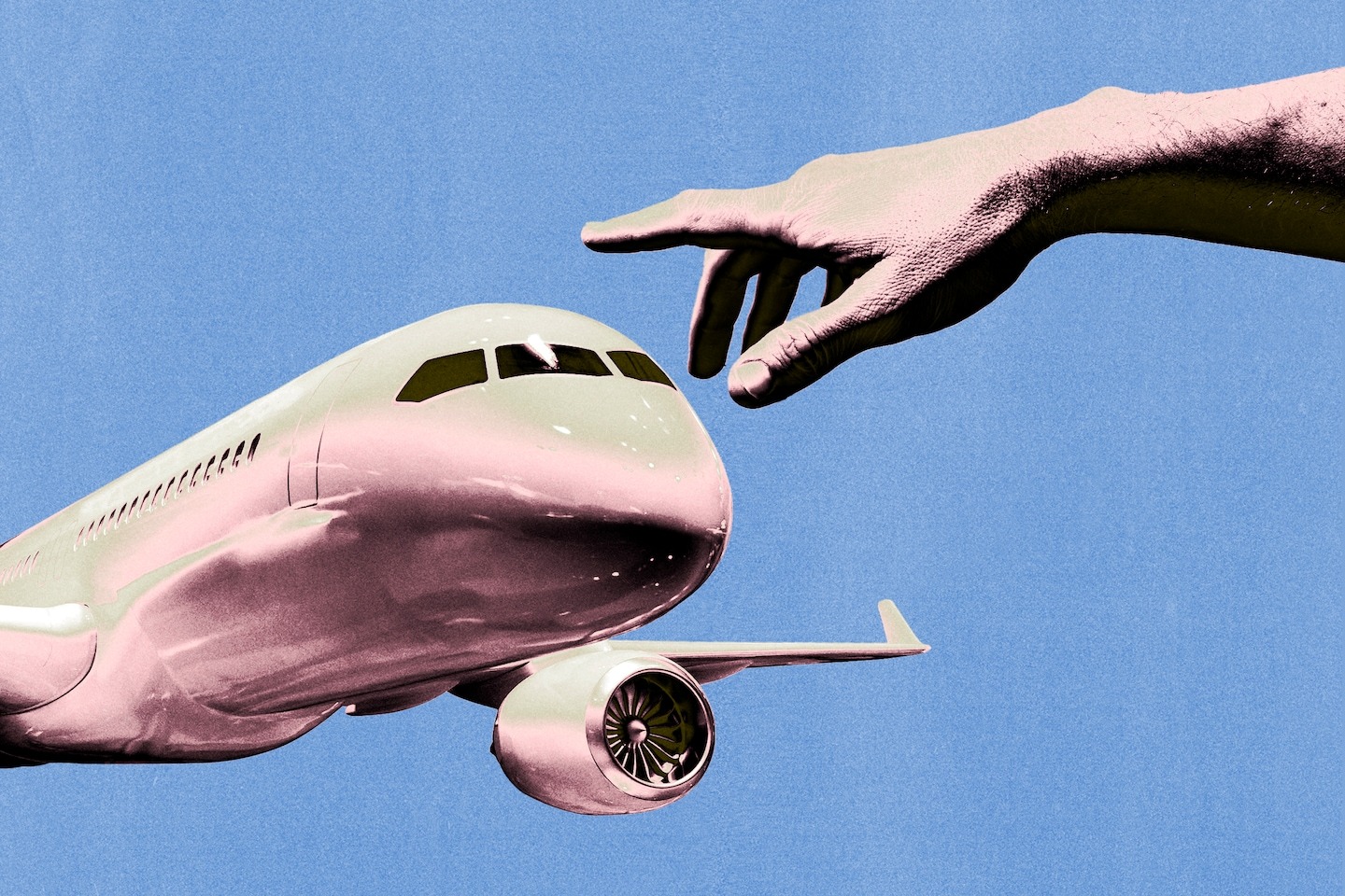 Warum manche Passagiere das Flugzeug vor dem Einsteigen berühren