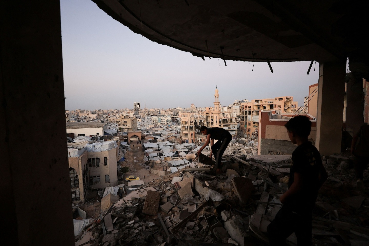 War-ravaged Gaza is frozen in misery, a year into Trump’s peace plan