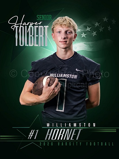 Williamston Varsity Football Banner Proofs