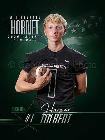 Williamston Varsity Football Banners: Merritt Press