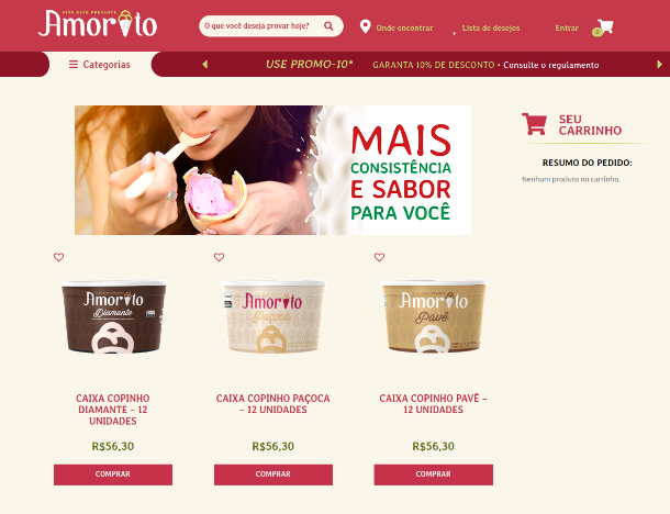 home do site da Amorito