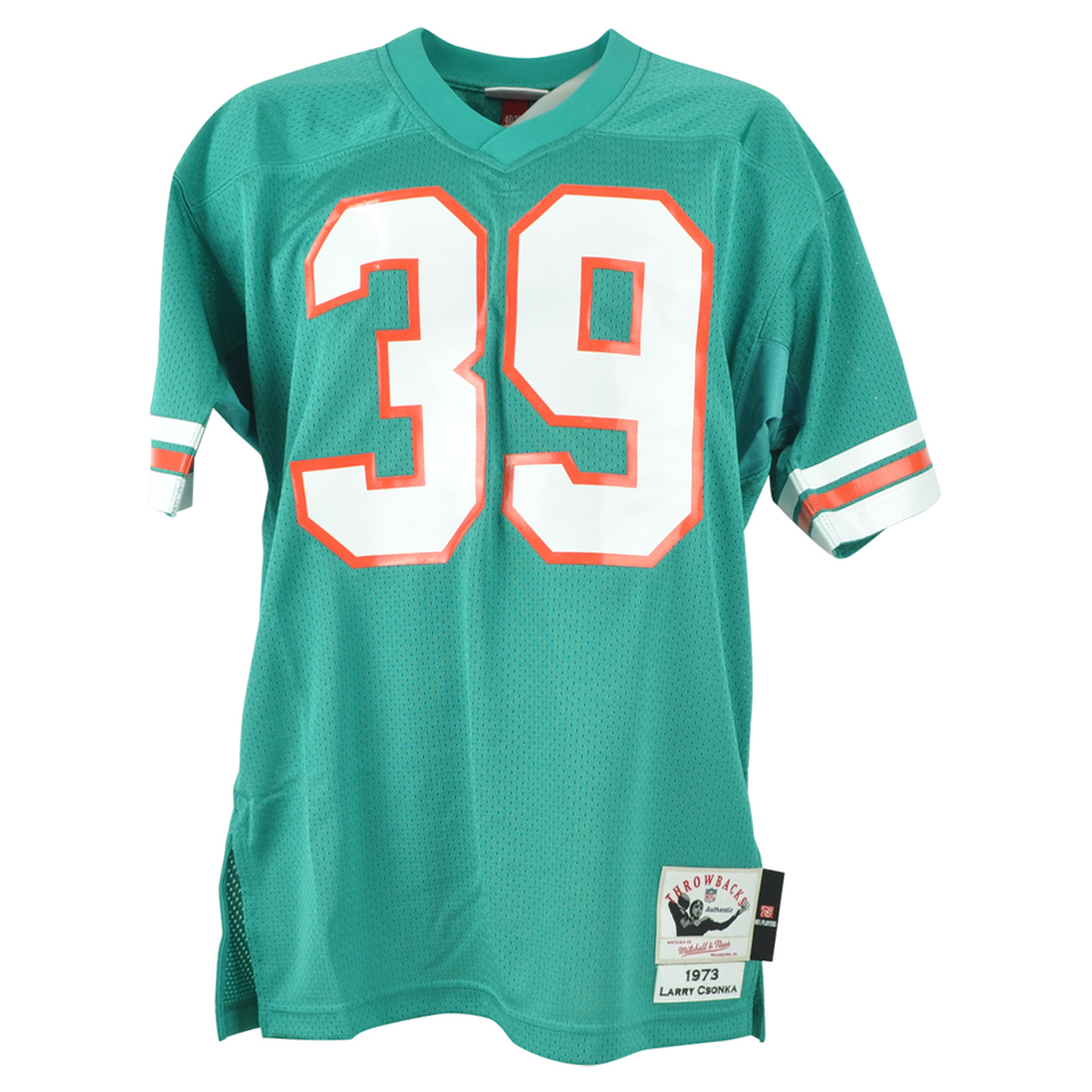NFL Mitchell & Ness Throwback Miami Dolphins Larry Csonka #39 1973