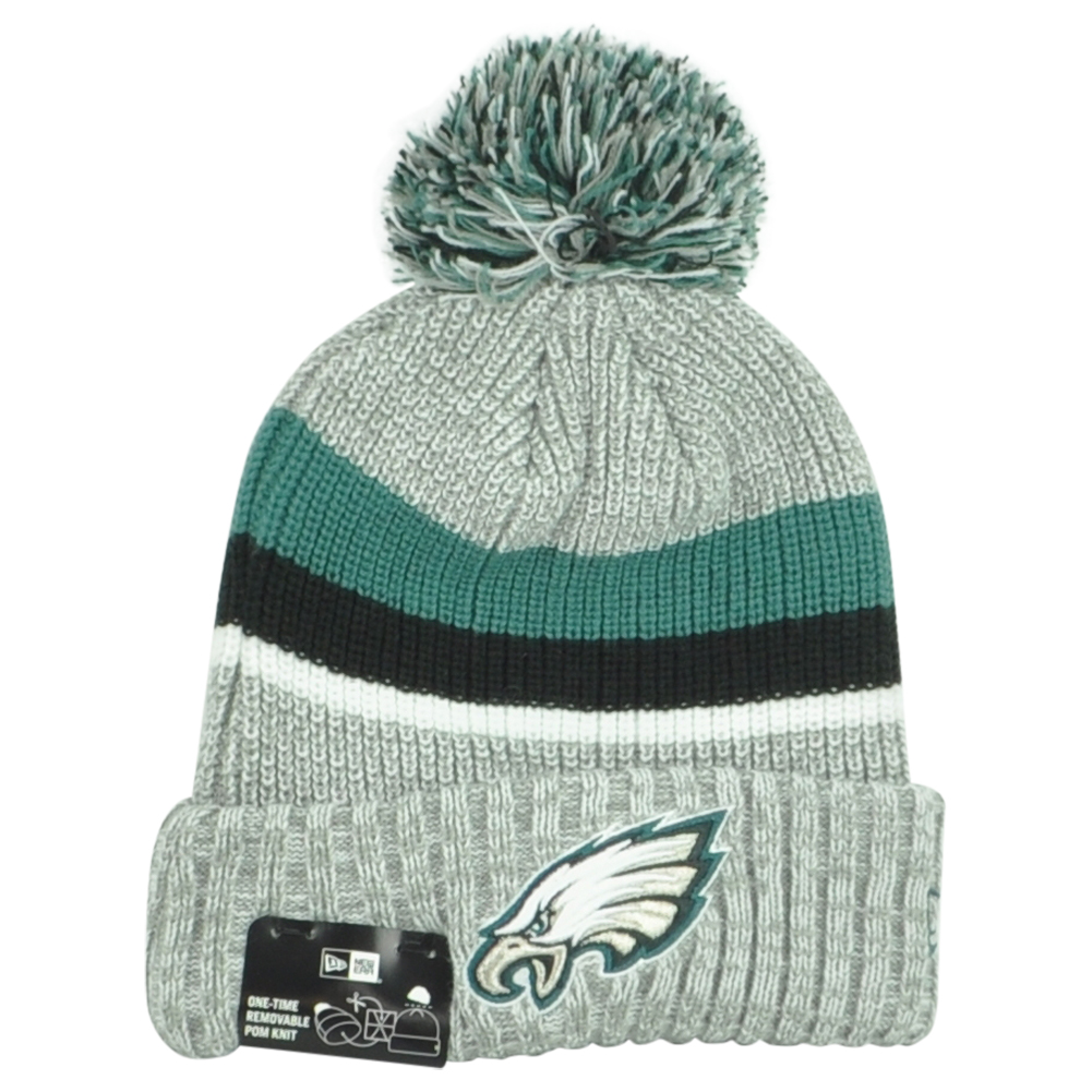 NFL New Era Philadelphia Eagles Cuffed Pom Pom Winter Adults  display picture 3