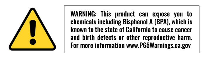 California Proposition 65 warning