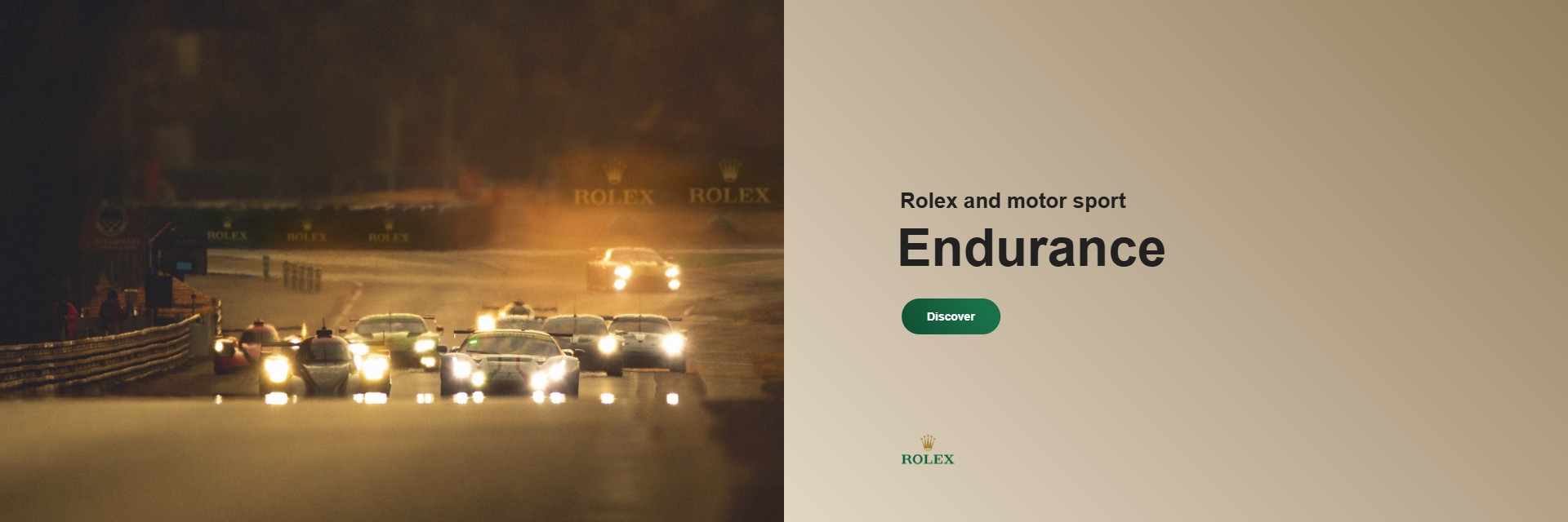 Rolex and Motor Sport Endurance Rolex and Motor Sport Endurance