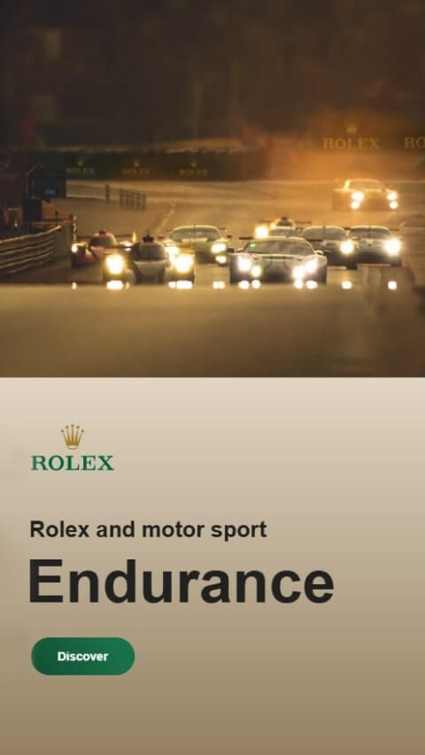 Rolex and Motor Sport Endurance Rolex and Motor Sport Endurance