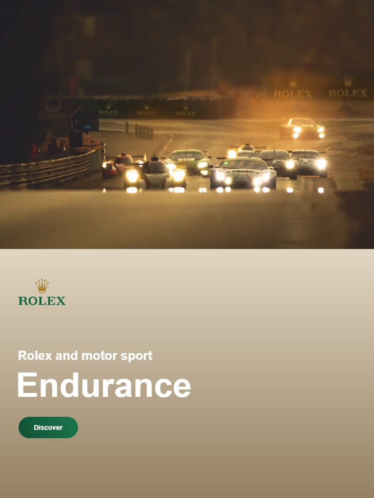 Rolex and Motor Sport Endurance Rolex and Motor Sport Endurance