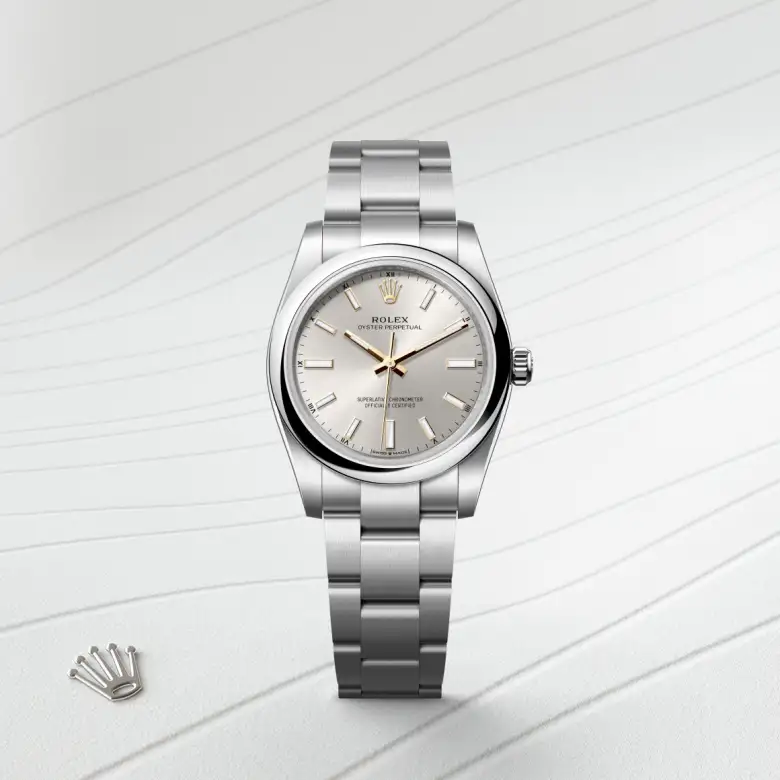 Rolex Oyster Perpetual in Oystersteel, M124200-0001 - Nash Jewellers