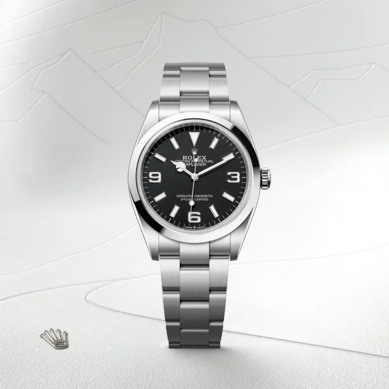 Rolex Explorer in Oystersteel, M124270-0001 - James & Sons