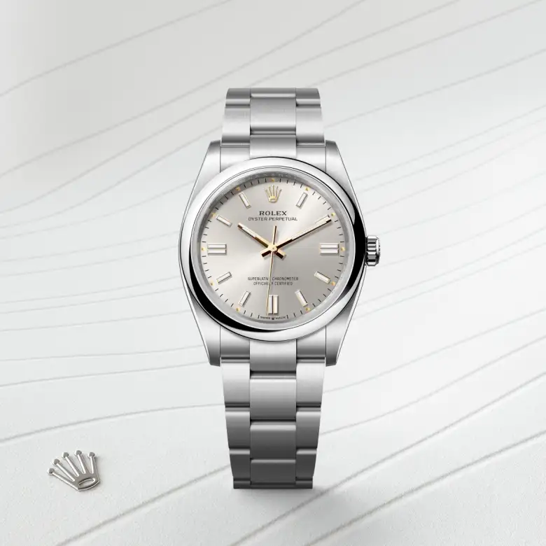Rolex Oyster Perpetual in Oystersteel, M126000-0001 - Chrono Jewelry