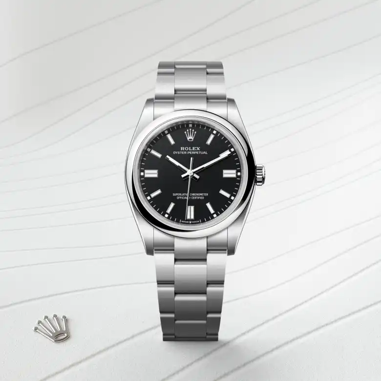 Rolex Oyster Perpetual in Oystersteel, M126000-0014 - Chrono Jewelry