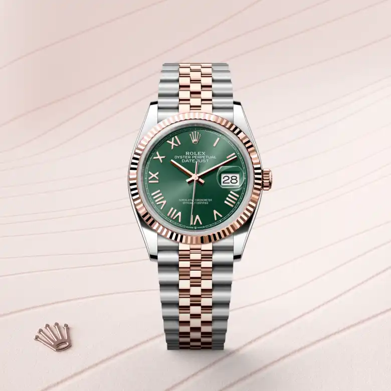 Rolex Datejust in Everose Rolesor - combination of Oystersteel and Everose gold, M126231-0051 - Joseph-Anthony