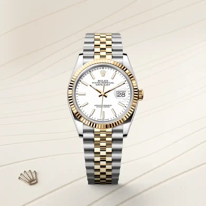 Rolex Datejust in Yellow Rolesor - combination of Oystersteel and yellow gold, M126233-0019 - Nash Jewellers