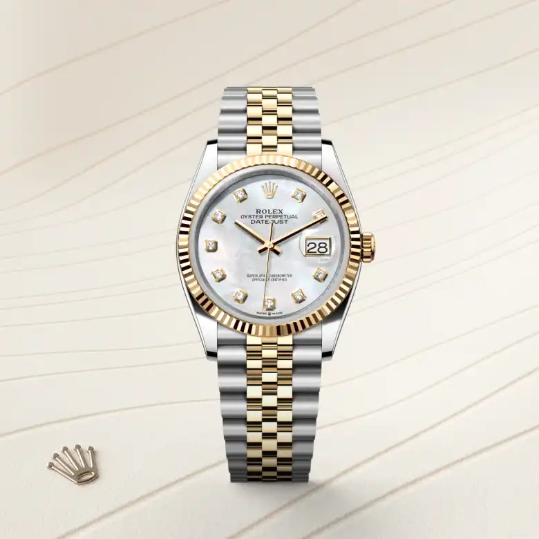 Rolex Datejust in Yellow Rolesor - combination of Oystersteel and yellow gold, M126233-0023 - Joseph-Anthony