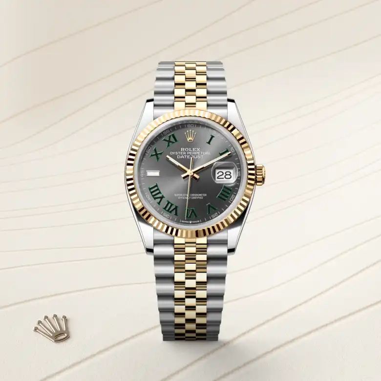 Rolex Datejust in Yellow Rolesor - combination of Oystersteel and yellow gold, M126233-0035 - Rolex Boutique San Jose