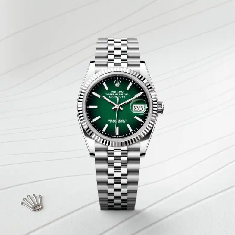 Rolex Datejust in White Rolesor - combination of Oystersteel and white gold, M126234-0059 - Joseph-Anthony