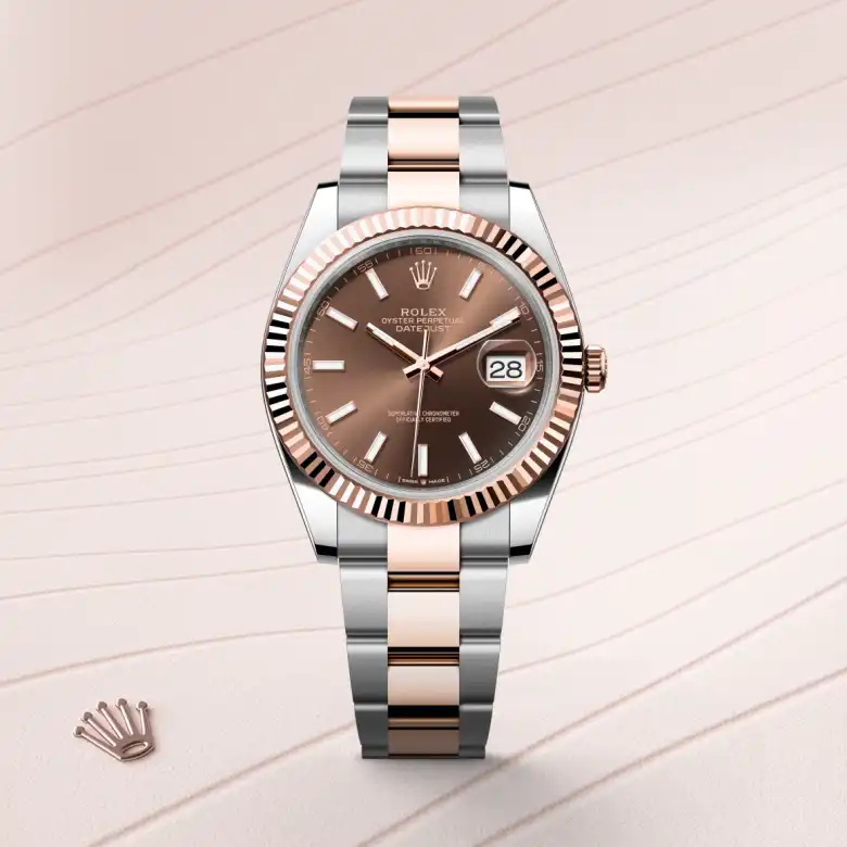 Rolex Datejust in Everose Rolesor - combination of Oystersteel and Everose gold, M126331-0001 - J. Vair Jewellers