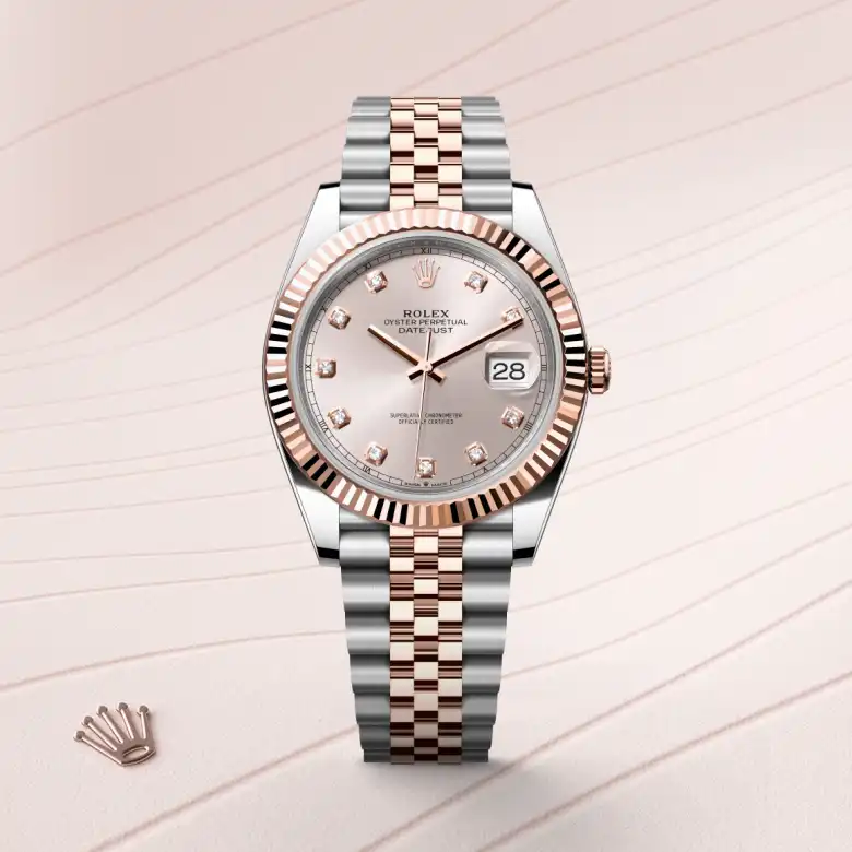 Rolex Datejust in Everose Rolesor - combination of Oystersteel and Everose gold, M126331-0008 - GemOro
