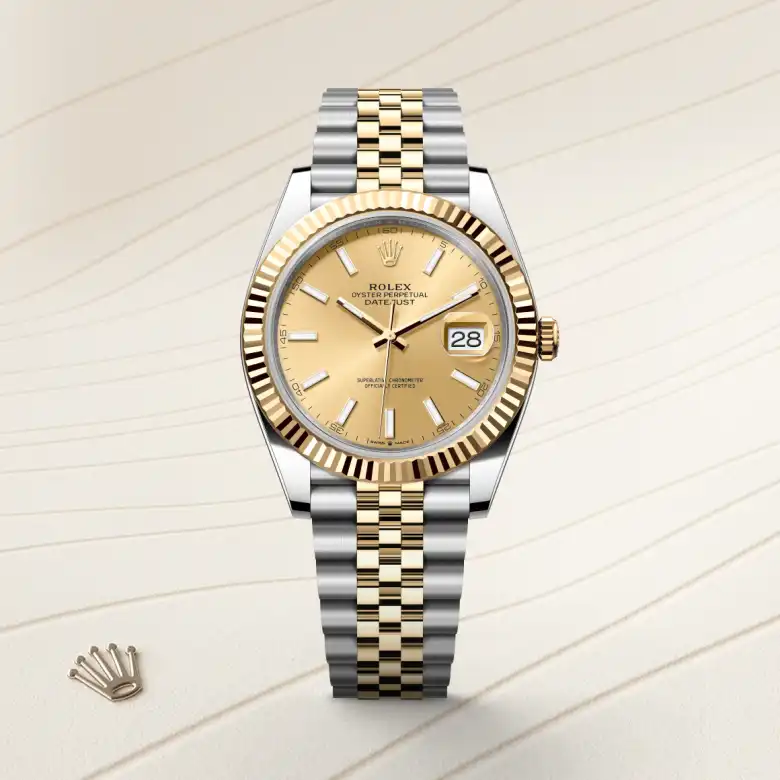 Rolex Datejust in Yellow Rolesor - combination of Oystersteel and yellow gold, M126333-0010 - Exclusively Diamonds