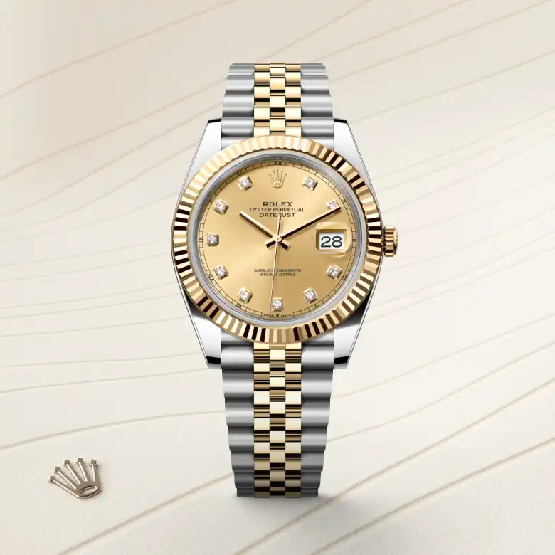 Rolex Datejust in Yellow Rolesor - combination of Oystersteel and yellow gold, M126333-0012 - GemOro