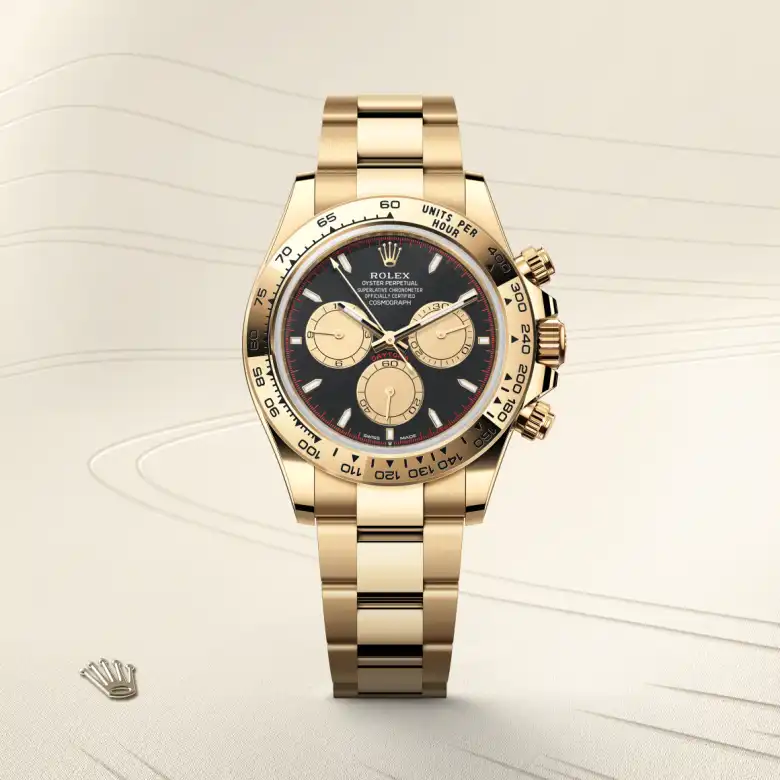 Rolex Cosmograph Daytona in 18 ct yellow gold, M126508-0002 - Nash Jewellers