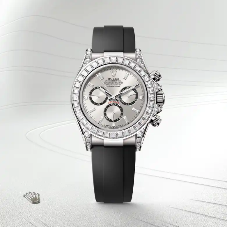 Rolex Cosmograph Daytona in 18 kt white gold with lugs set with diamonds, M126539TBR-0002 - Build