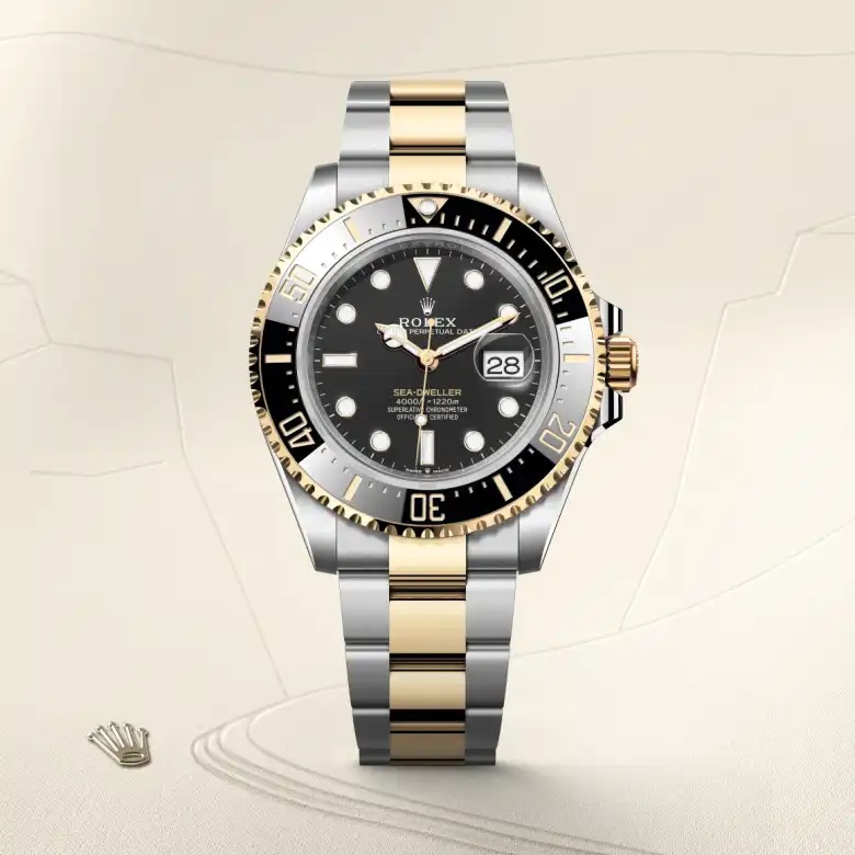 Rolex Sea-Dweller in Yellow Rolesor - combination of Oystersteel and yellow gold, M126603-0001 - Benari Jewelers