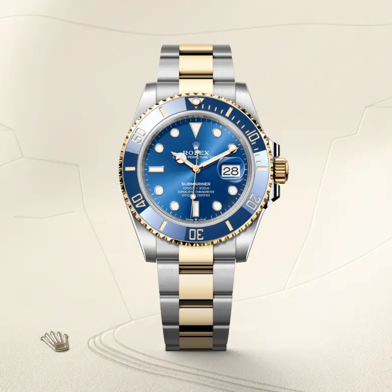 Rolex Submariner in Yellow Rolesor - combination of Oystersteel and yellow gold, M126613LB-0002 - Hal Davis Jewelers