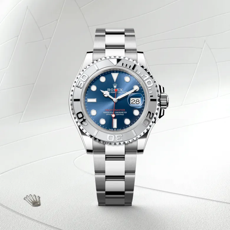 Rolex Yacht-Master in Rolesium - combination of Oystersteel and platinum, M126622-0002 - Nash Jewellers