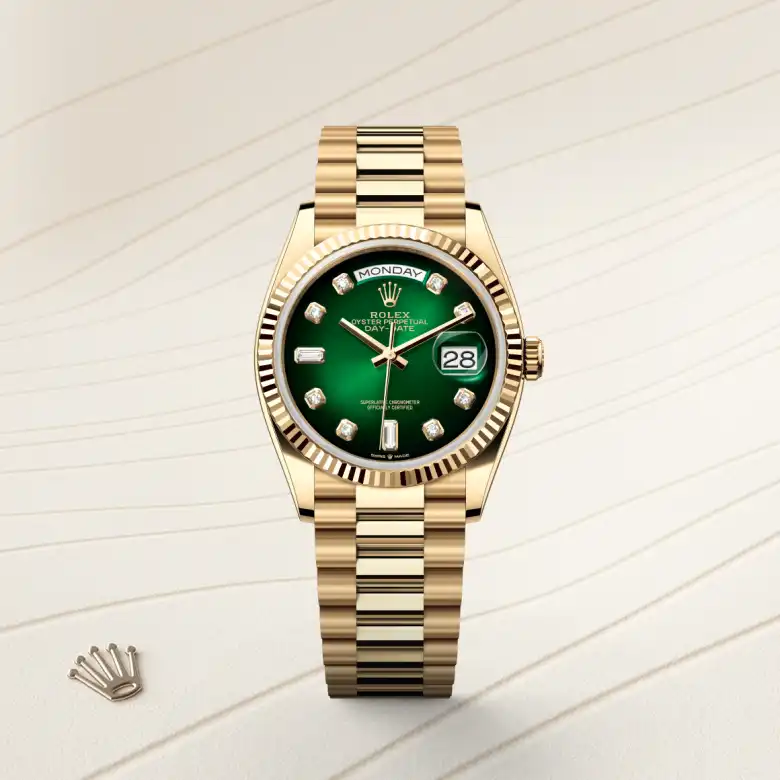 Rolex Day-Date in 18 ct yellow gold, M128238-0069 - Nash Jewellers