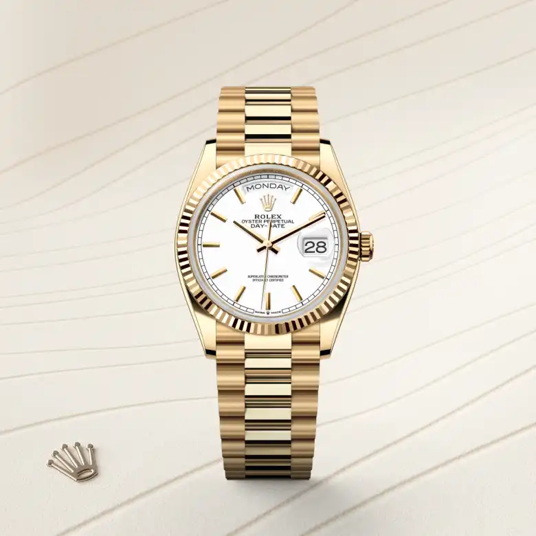 Rolex Day-Date in 18 ct yellow gold, M128238-0081 - Nash Jewellers