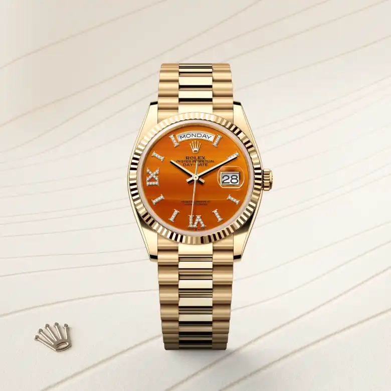Rolex Day-Date in 18 kt yellow gold, M128238-0088 - Rolex Boutique San Jose