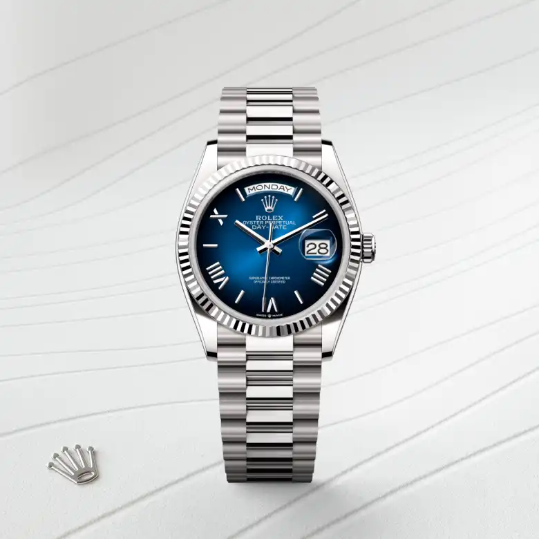 Rolex Day-Date in 18 kt white gold, M128239-0063 - Build
