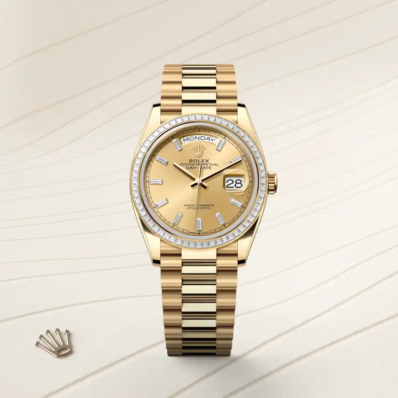Rolex Day-Date in 18 kt yellow gold, M128398TBR-0037 - Build