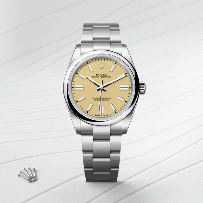 Rolex Oyster Perpetual in Oystersteel, M134300-0007 - Rolex Boutique San Jose