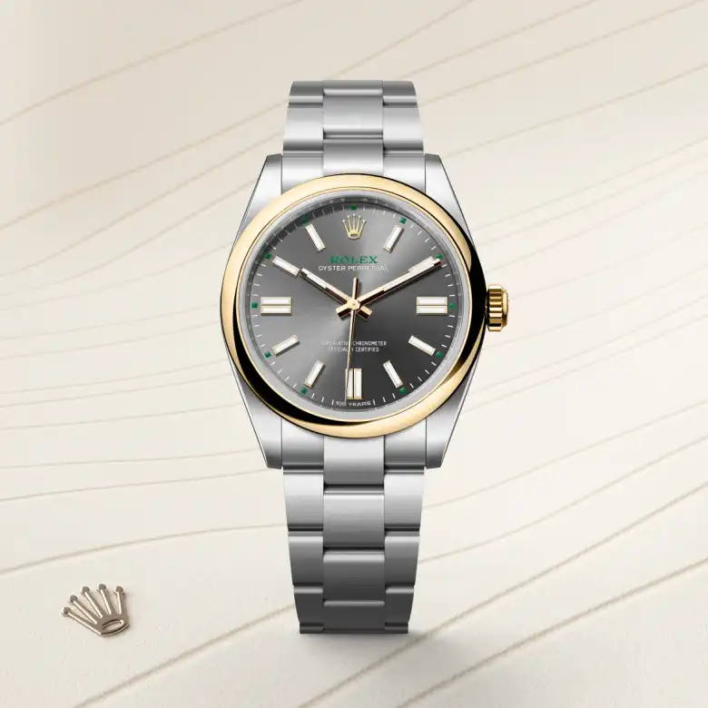 Rolex Oyster Perpetual in Yellow Rolesor - combination of Oystersteel and yellow gold, M134303-0001 - GemOro