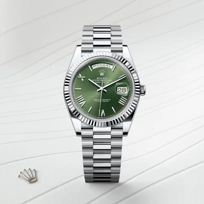 Rolex Day-Date in Platinum, M228236-0008 - Heller Jewelers
